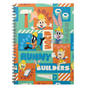 Caderno Espiral BUGS BUNNY BUILDERS™ Padrão de Grade de Personage