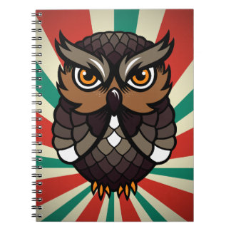 Caderno Espiral Búho De La Suerte
