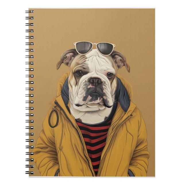 Caderno Espiral Buldogue (Frente)