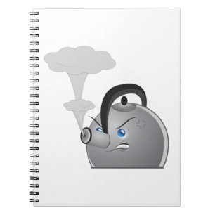 Caderno Espiral Bule de Chá Irritado