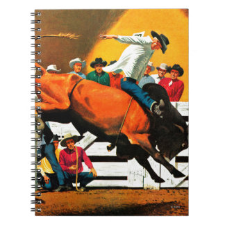 Caderno Espiral Bull Riding by Fred Ludekens