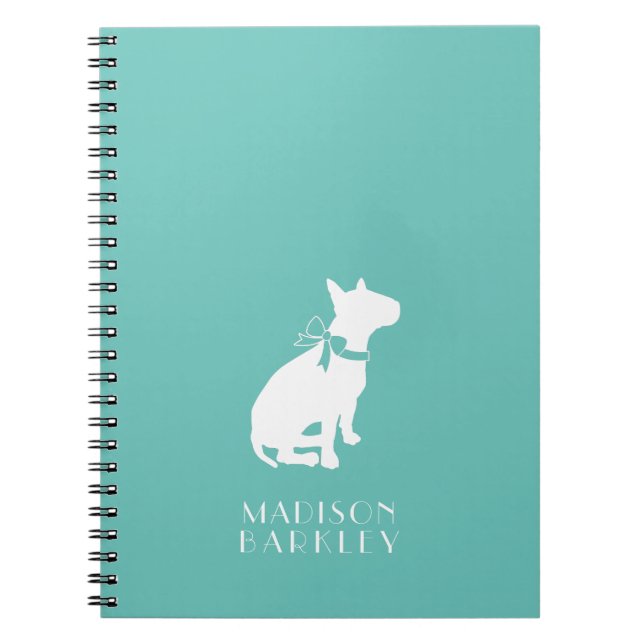 Caderno Espiral Bull Terrier Dog Puppy (Frente)