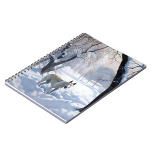 Caderno Espiral Bull Terrier Que Neve Natal