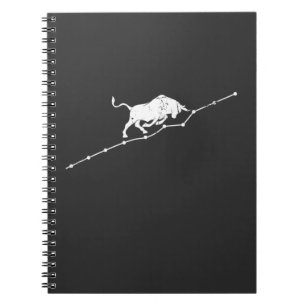 Caderno Espiral Bull Trend Stock Market Trading Investidor