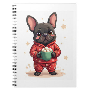 Caderno Espiral Bulldog Francês Cozy Cocoa