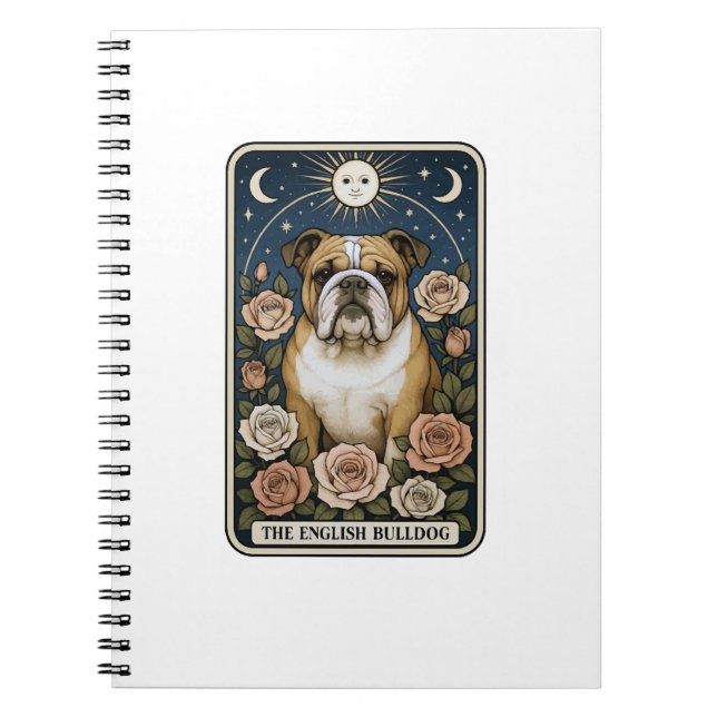 Caderno Espiral Bulldog Inglês (Frente)