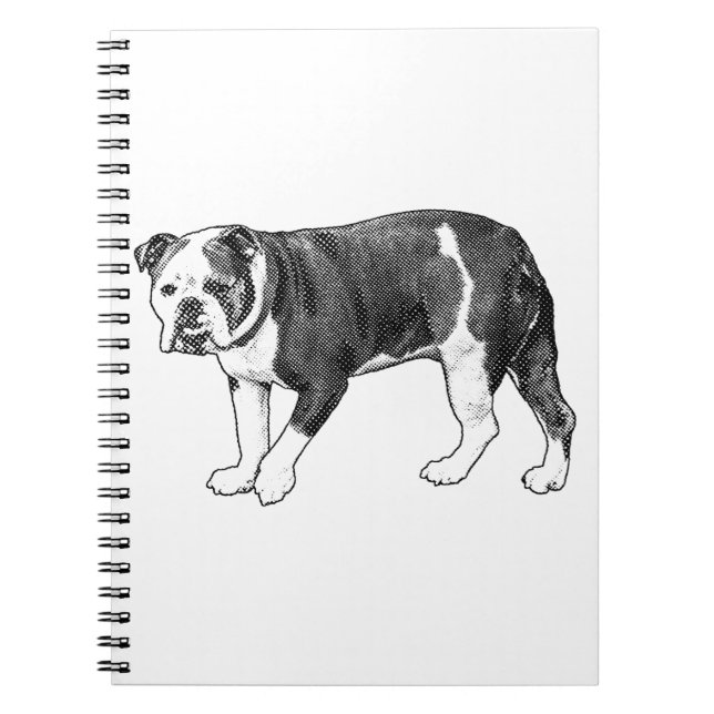 Caderno Espiral Bulldog Muse, Manga Dot Journal (Frente)