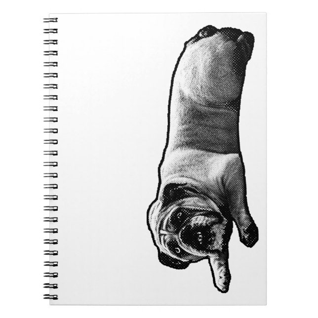 Caderno Espiral Bulldog Nas Margens (Frente)