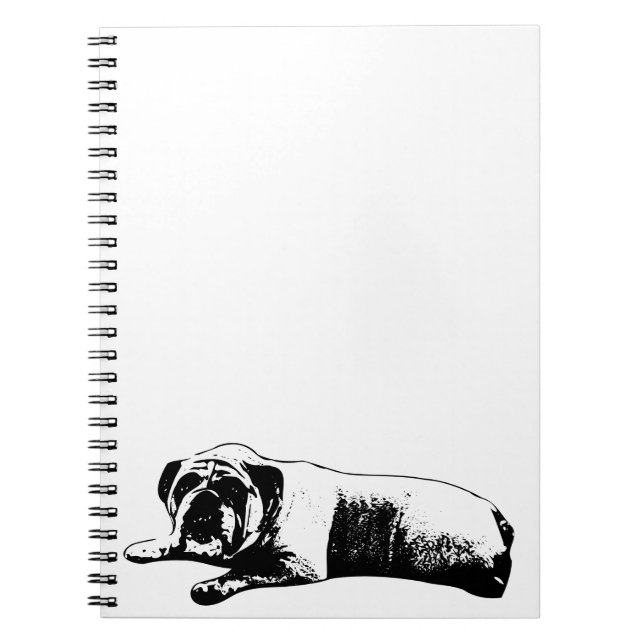 Caderno Espiral Bulldog Thoughts Companion (Frente)