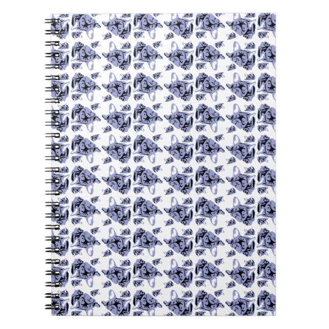 Caderno Espiral Bulldogs Franceses (Frente)