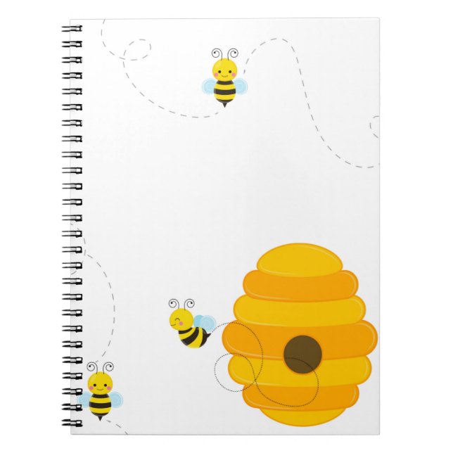 Caderno Espiral Bumblebee bonito (Frente)