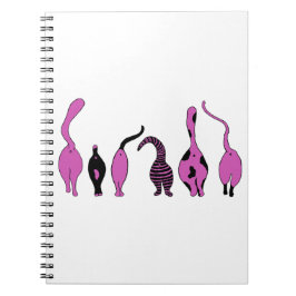 Caderno Espiral Bumbuns de Gato Roxo