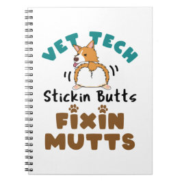 Caderno Espiral Bumbuns do Vet Tech Stickin e Mutações de Fixação