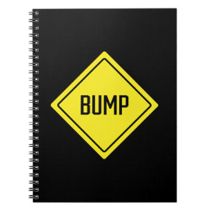 Caderno Espiral Bump Sinal de aviso Notebook espiral