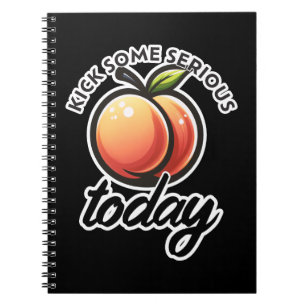 Caderno Espiral Bunda de Pêssego Chute para Dar um Jeito Hoje Moti