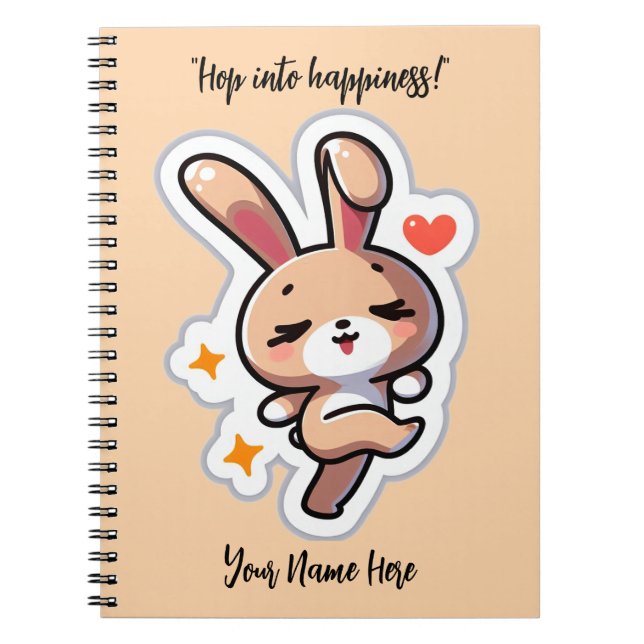 Caderno Espiral Bunny (Frente)