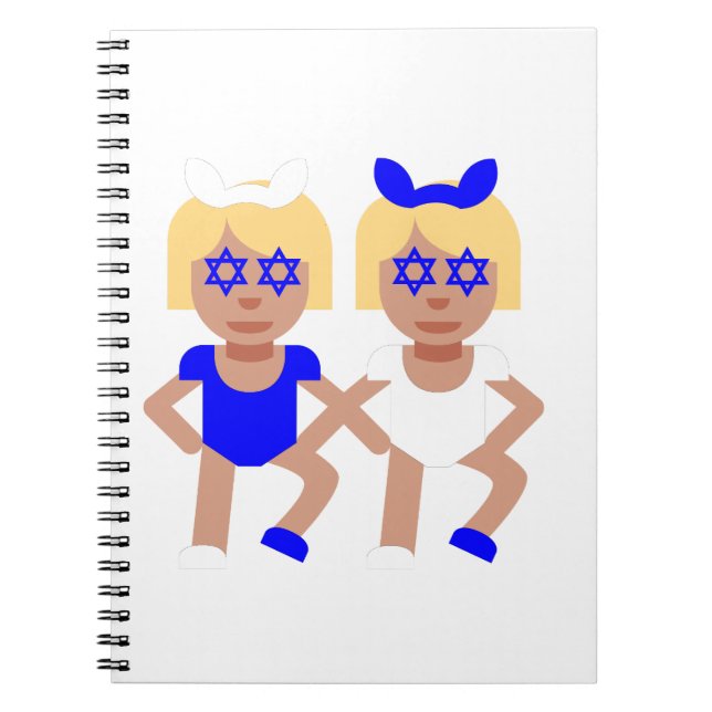 Caderno Espiral bunny ears hanukkah (Frente)