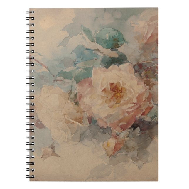 Caderno Espiral Buquê de Rosas - Franz Bischoff (Frente)