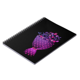 Caderno Espiral Buquê de véus