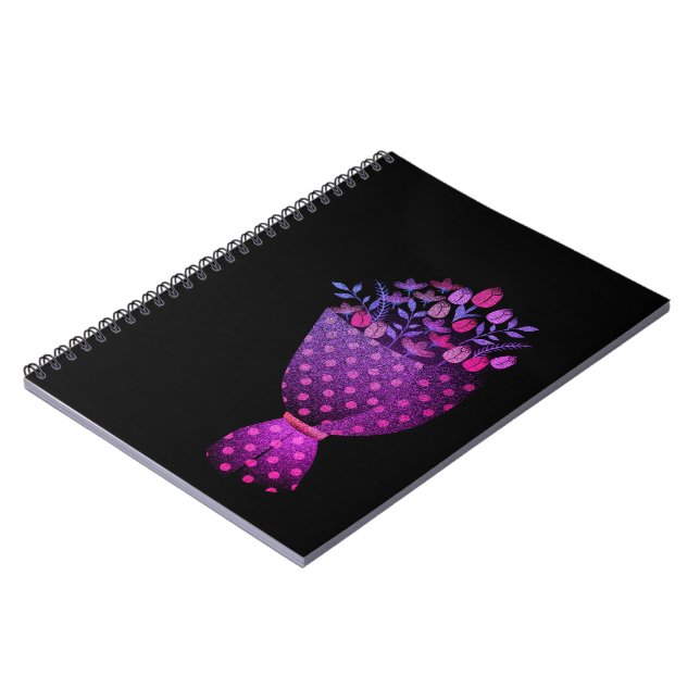Caderno Espiral Buquê de véus (Left Side)