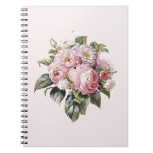 Buquê Floral de Peônia em Aquarela Pastel
