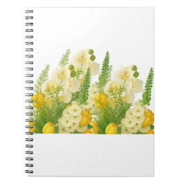 Caderno Espiral Buquê Floral Elegante de Primavera