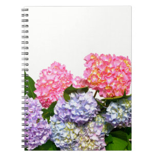 Caderno Espiral Buquê Hydrangea