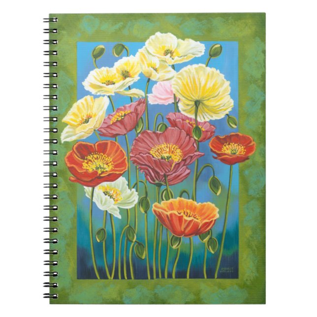 Caderno Espiral Buquê na fronteira I (Frente)