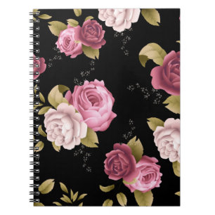 Caderno Espiral Buquês dos Rosas 3