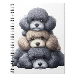 CADERNO ESPIRAL BURACA DE CACHORROS FRANCESES