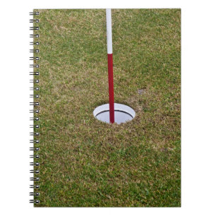 Caderno Espiral Buraco de golfe