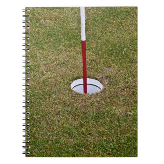 Caderno Espiral Buraco de golfe