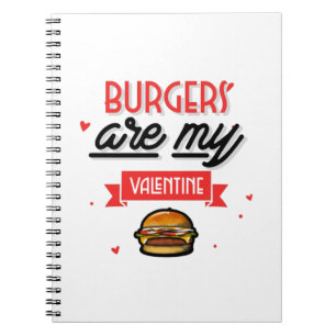 Caderno Espiral Burgers são o meu Namorados
