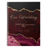 Burgundy Dourada Glitter Agita Nosso Notebook De C