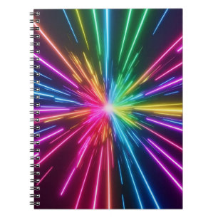 Caderno Espiral Burst Cósmico