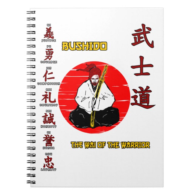 Caderno Espiral Bushido Libreta con espiral (Frente)