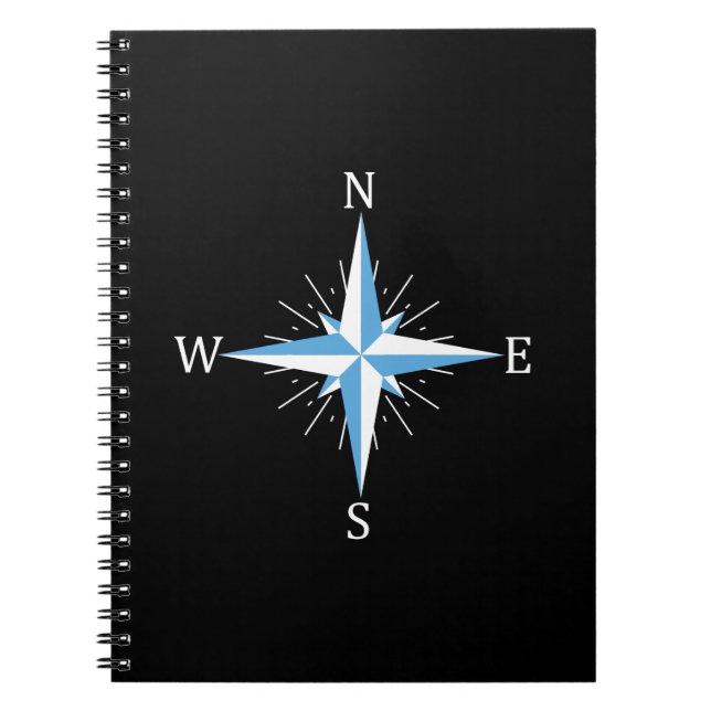 Caderno Espiral Bússola eólica (Frente)