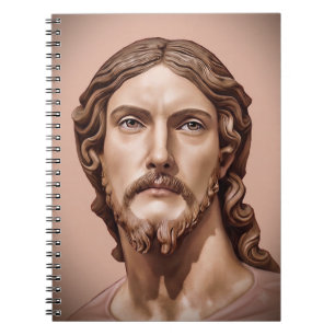 Caderno Espiral BUSTO DE CRISTO O SALVADOR por MICHELANGELO 2026__