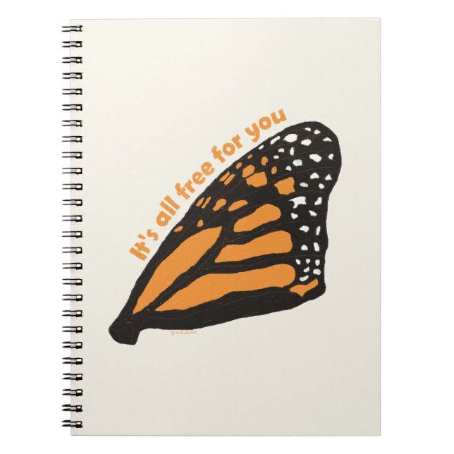 Caderno Espiral butterfly (Frente)