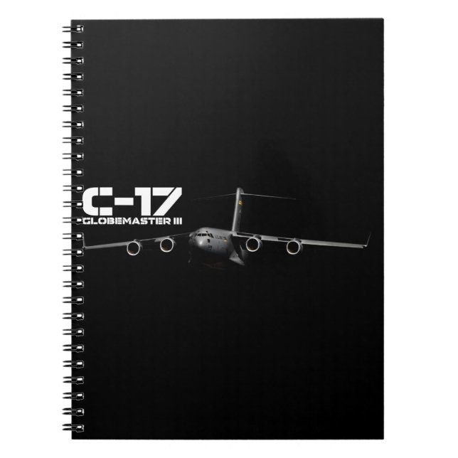 Caderno Espiral C-17 Globemaster III (Frente)