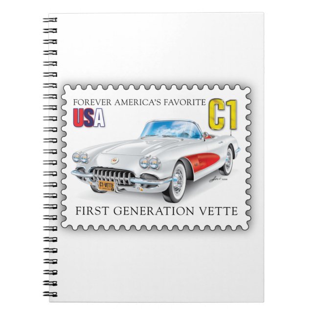 CADERNO ESPIRAL C-ONE AUTOMOBILE ART (Frente)