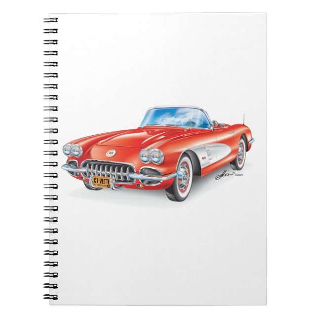 CADERNO ESPIRAL C-ONE AUTOMOBILE ART (Frente)
