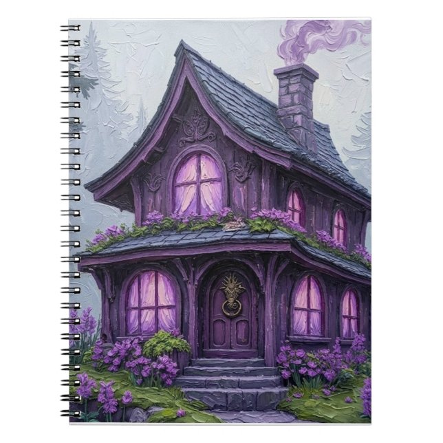 Caderno Espiral CabanaFlorestaEncantada (Frente)