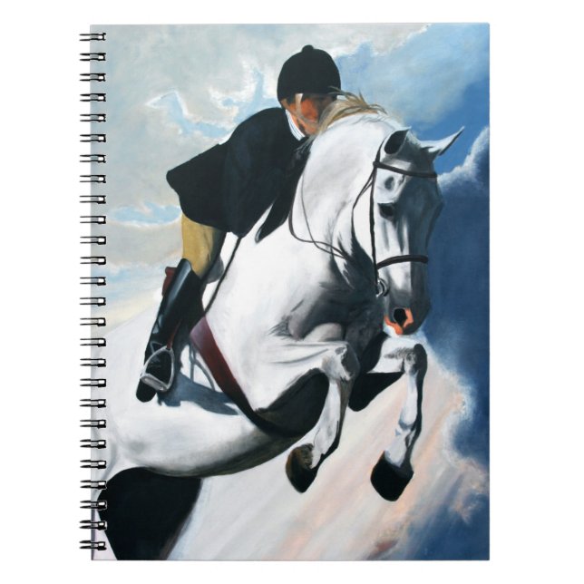 Caderno Espiral Cabeça de Cavalo Branco (Frente)