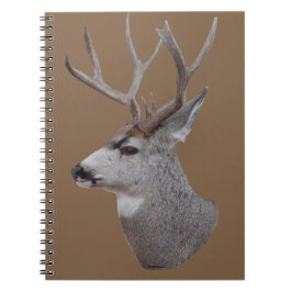 Caderno Espiral Cabeça de cervo-mula D27