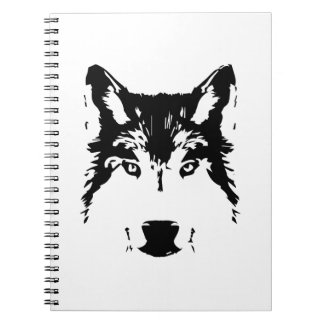 Caderno Espiral Cabeça de lobo