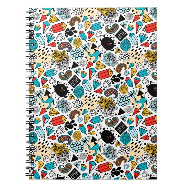 Caderno Espiral Cabeça louca (Frente)