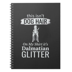 Caderno Espiral Cabelo de Cachorro Dálmata Brilho Pet Divertido