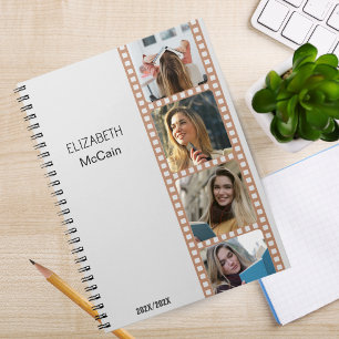 Caderno Espiral Cabine de Foto Cinza - Personalizada Moderna e Ten