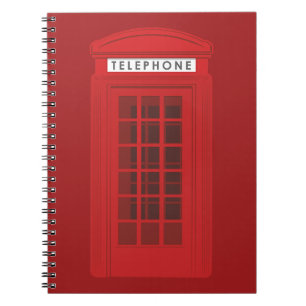 Caderno Espiral Cabine Telefônica